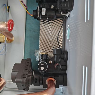 प्लेट परिवर्तक गैस वॉटर हीटर पार्ट्स हाइड्रो ब्लॉक ब्रेज़्ड प्लेट हीट एक्सचेंजर