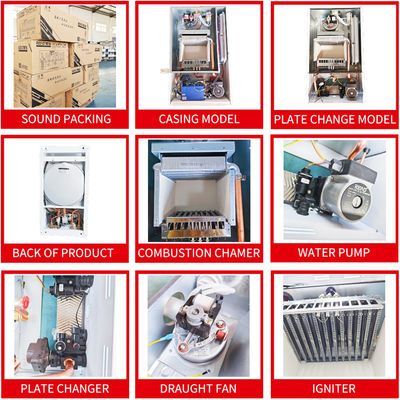 मल्टीफंक्शनल शेल वॉल हंग बॉयलर्स 32kw ​​इलेक्ट्रिक कॉम्बिनेशन बॉयलर वॉटर हीटर