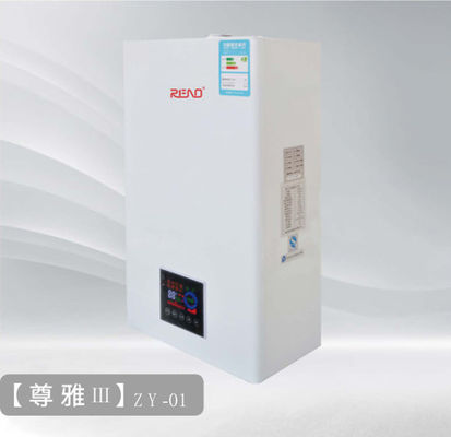 गर्म पानी की आपूर्ति दीवार हुंग कॉम्बी बॉयलर 24kw टच स्क्रीन एलपीजी गैस पानी बॉयलर